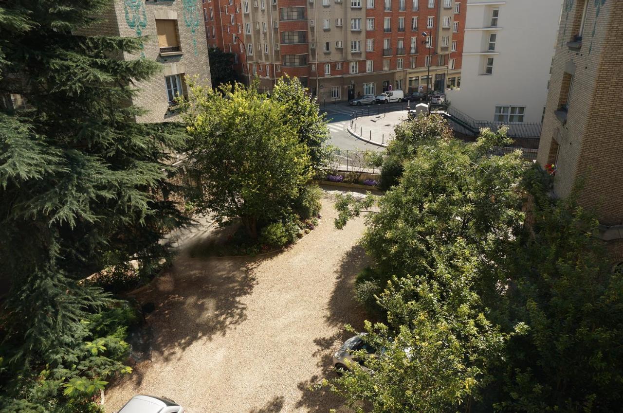 Luxueux Appartement Sur Jardin Paris Exterior foto